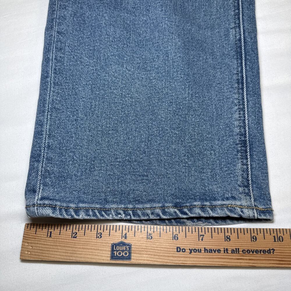 Old Navy Mid Rise Womens 10 Wide Leg Stretch Zip Fly Retro Medium Blue Wash EUC - Picture 10 of 12